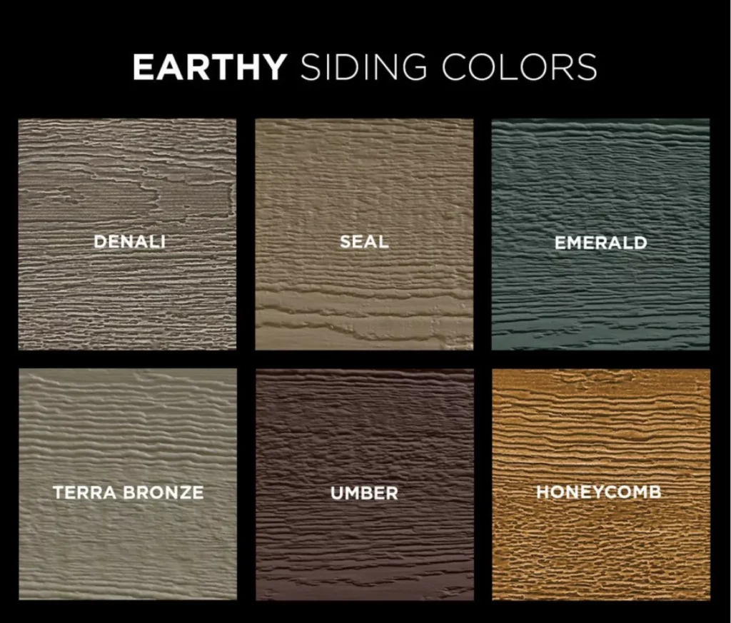 Earthy greens natural tones