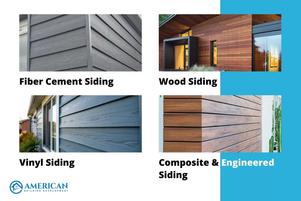 Types of siding we install