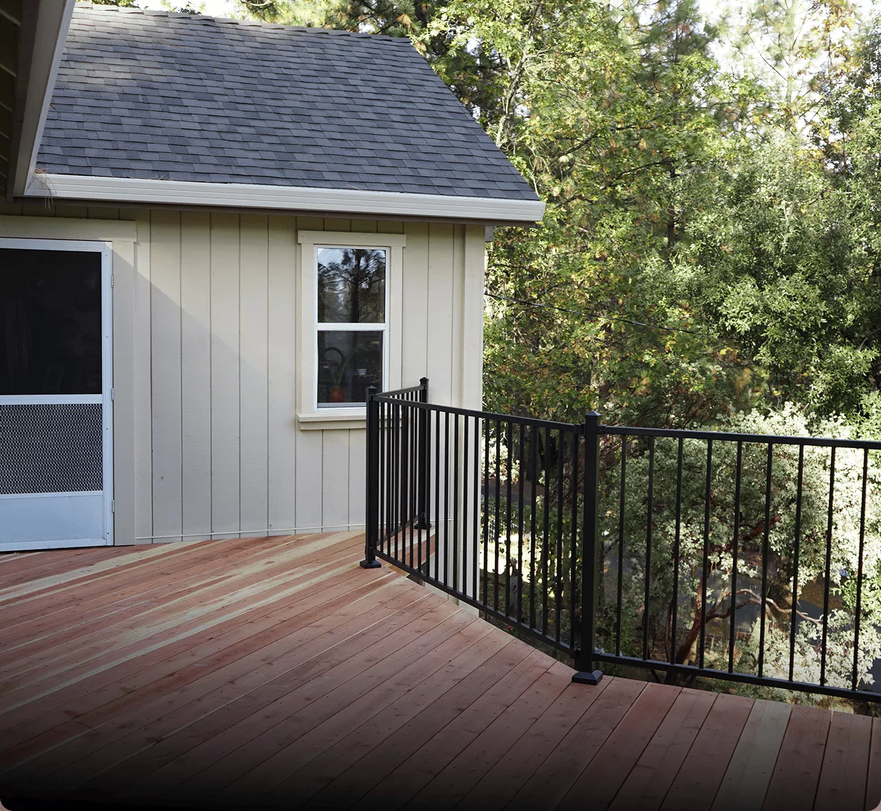 REDWOOD BALCONY & STAIR CONSTRUCTION IN GRASS VALLEY, CA – After