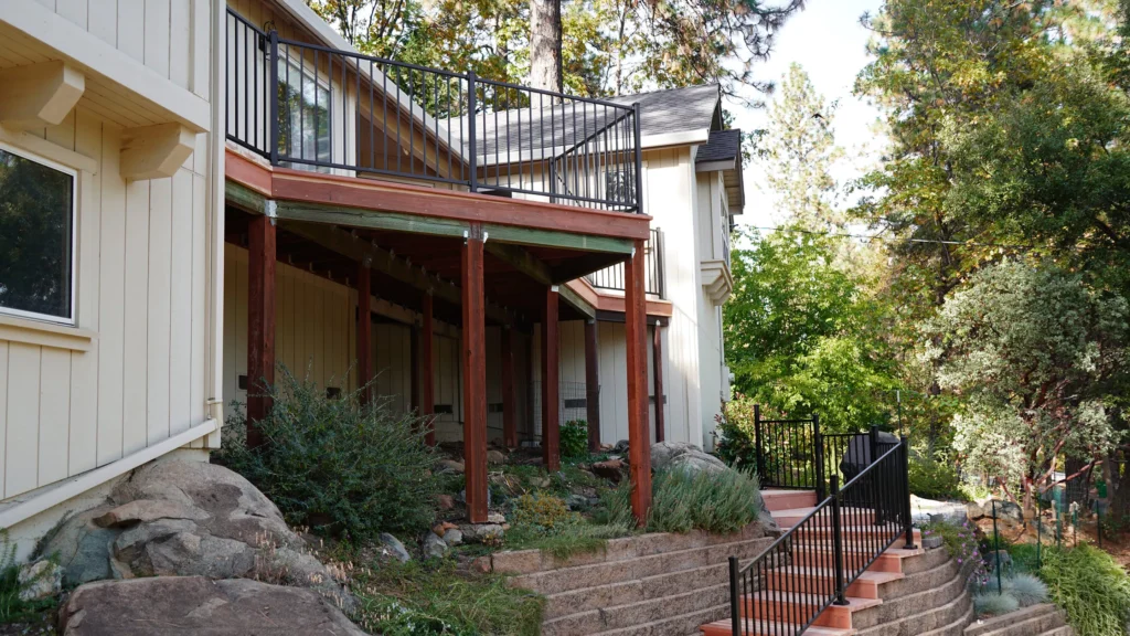REDWOOD BALCONY & STAIR CONSTRUCTION IN GRASS VALLEY, CA