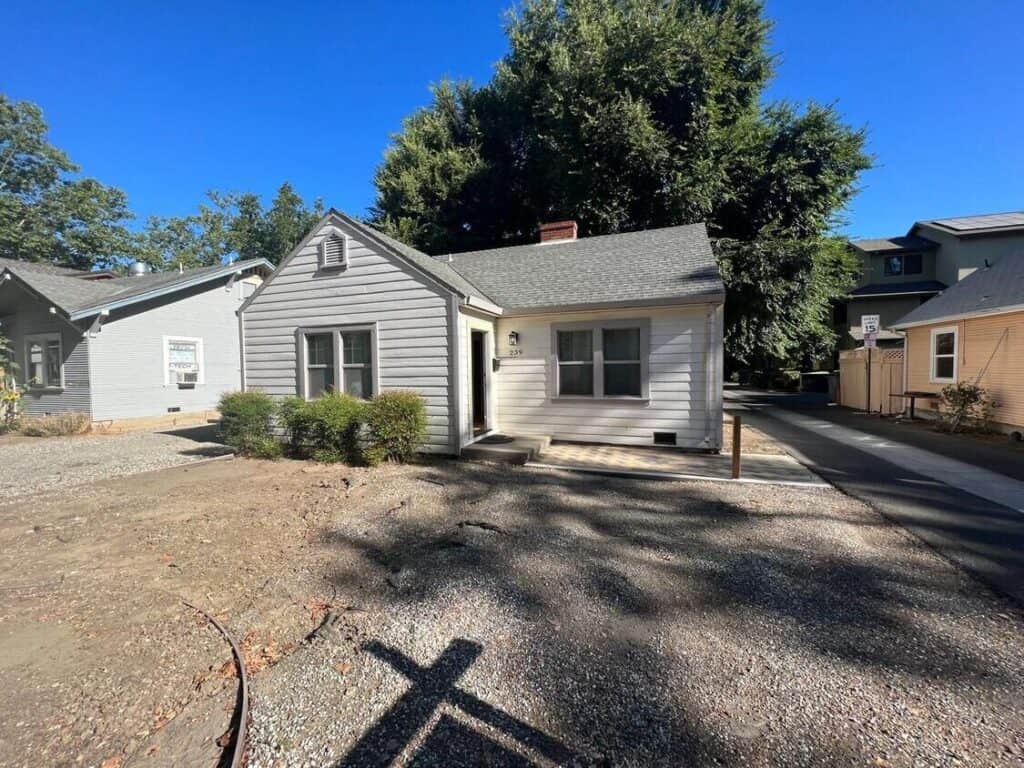 Older home exterior remodeling in Davis