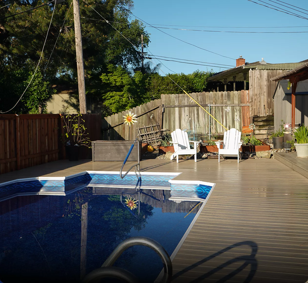 TREX POOL DECK REPLACEMENT – SACRAMENTO, CA – After