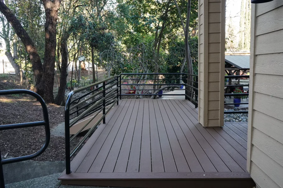 FIRE DAMAGE TREX DECK REPLACEMENT IN FAIR OAKS, CA