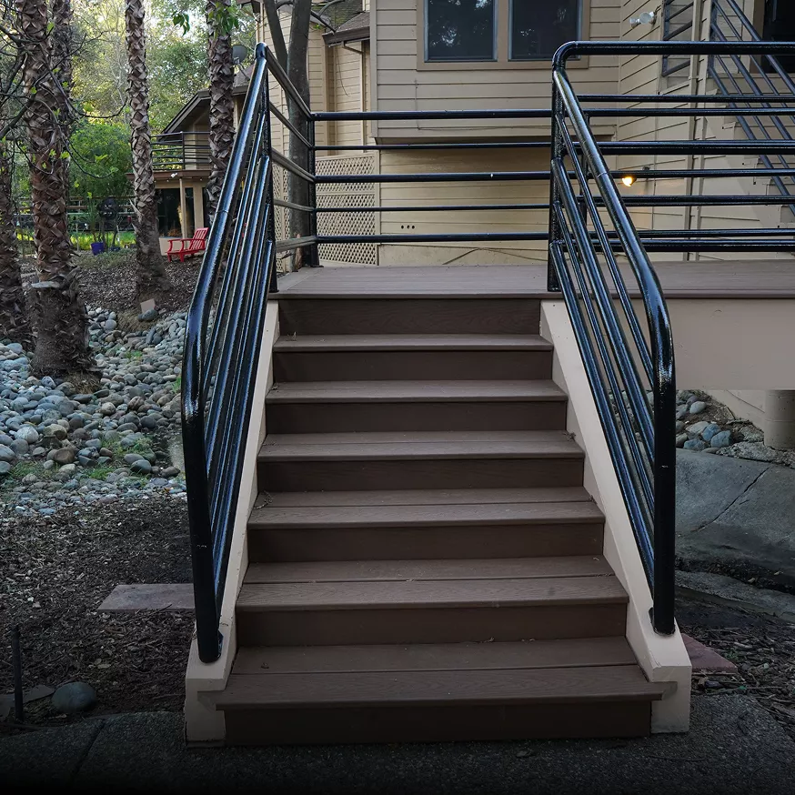 FIRE DAMAGE TREX DECK REPLACEMENT IN FAIR OAKS, CA – After