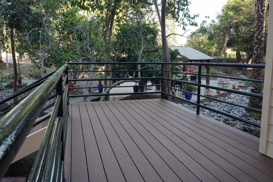 FIRE DAMAGE TREX DECK REPLACEMENT IN FAIR OAKS, CA