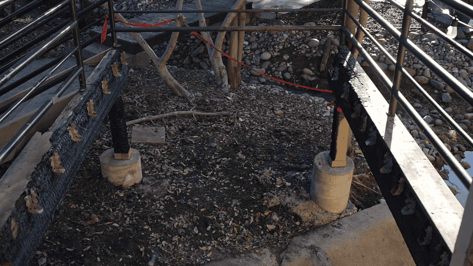 FIRE DAMAGE TREX DECK REPLACEMENT IN FAIR OAKS, CA
