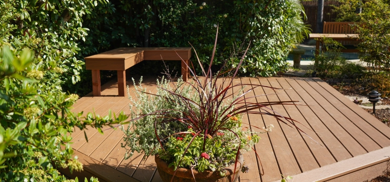 Redwood Deck Installation