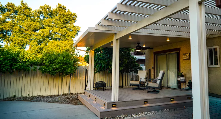 Custom Pergola Patio Cover & Trex Deck Installation – Orangevale, CA