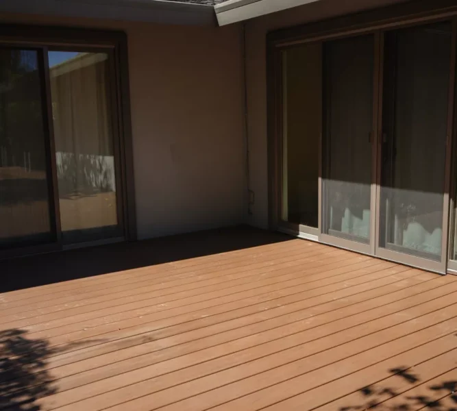 New decking installed