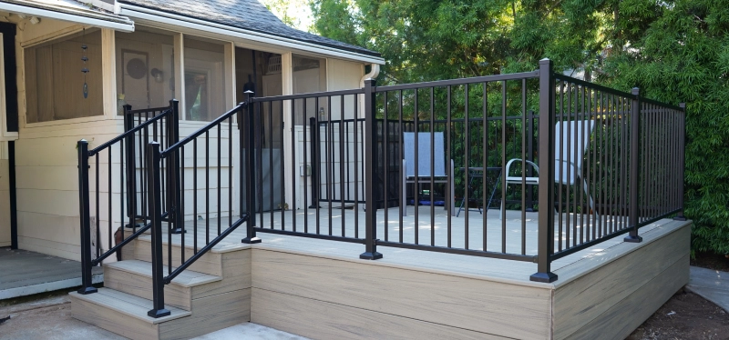 Established Roseville suburban home with an aging deck