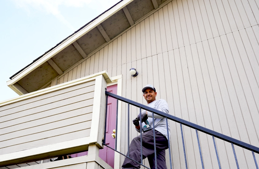Folsom home exterior with newly installed siding across the full facade