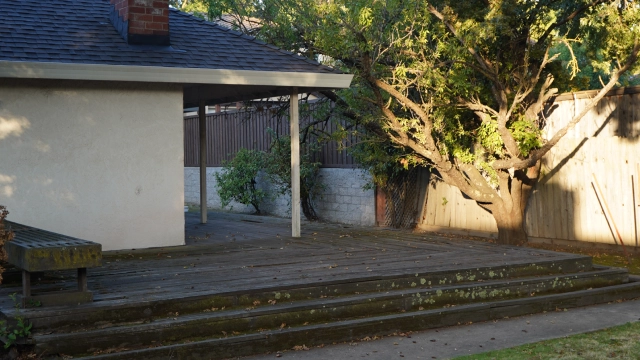 Deck repair on an established home in Stanford Ranch, Rocklin