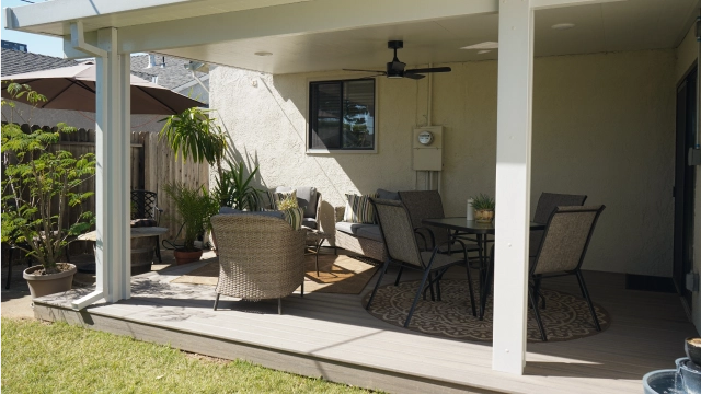 New deck build on a Whitney Ranch home in Rocklin