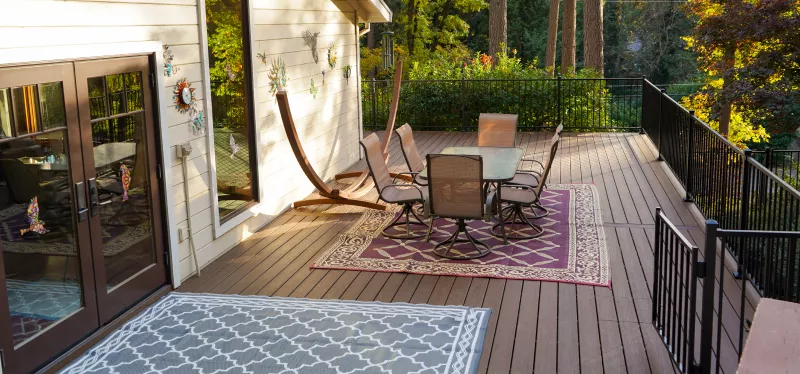 New deck build on a Blackstone home in El Dorado Hills.