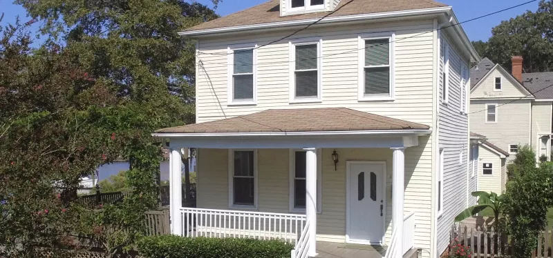 Older North Highlands home with an unpermitted deck addition