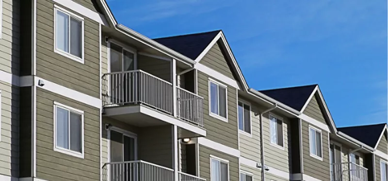 Fiber cement siding installed on a residential exterior