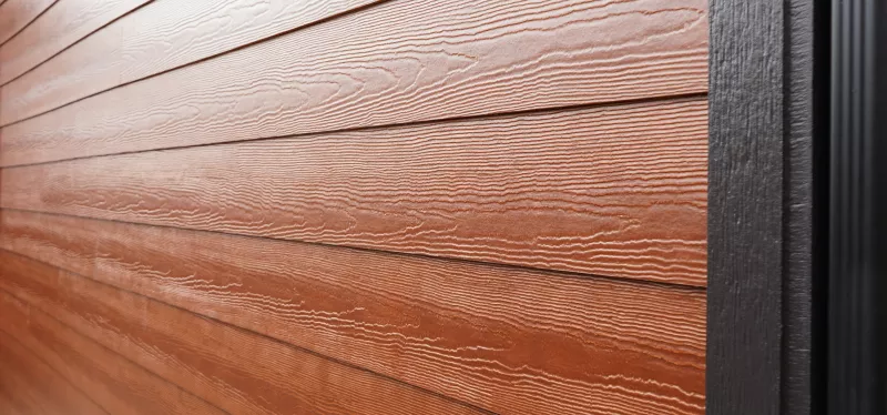Vinyl siding installed on a residential home exterior