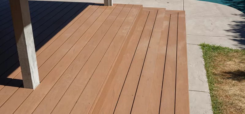 deck-repair-for-established-carmichael-neighborhoods Established Carmichael home near Fair Oaks Boulevard with an aging deck